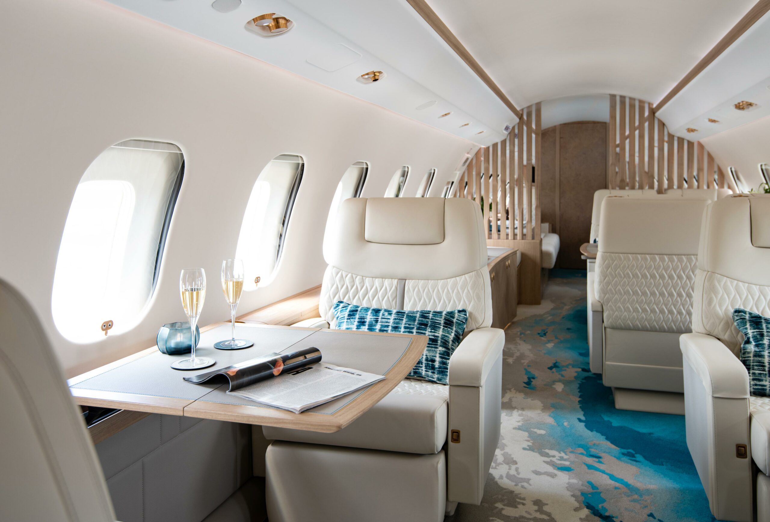 refurbishment of a Bombardier Global 6000