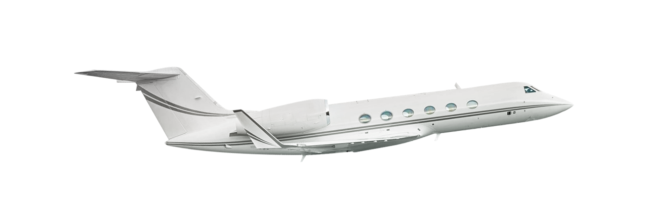 Gulfstream Private jet exterior
