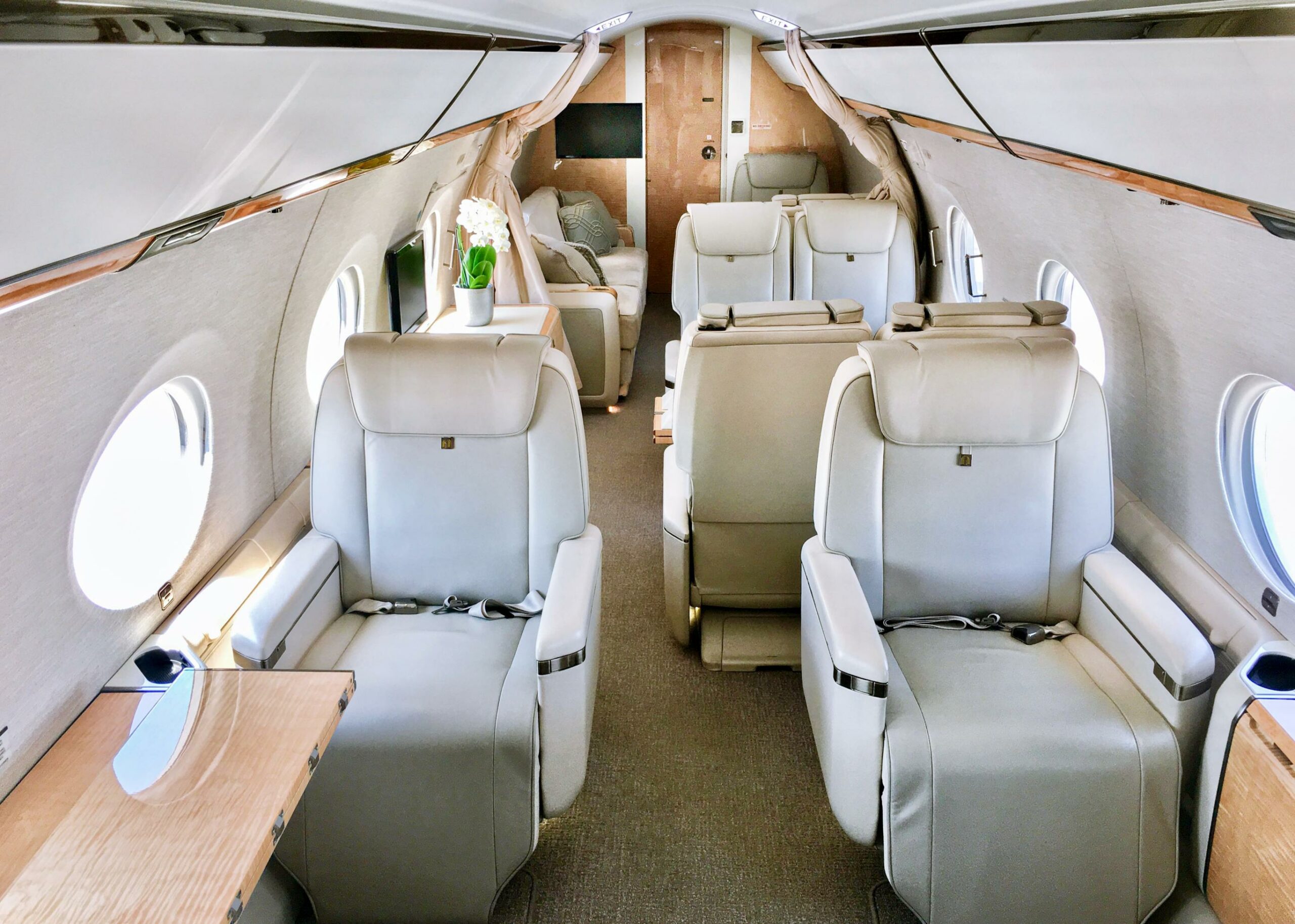G450 Private Jet Cabin