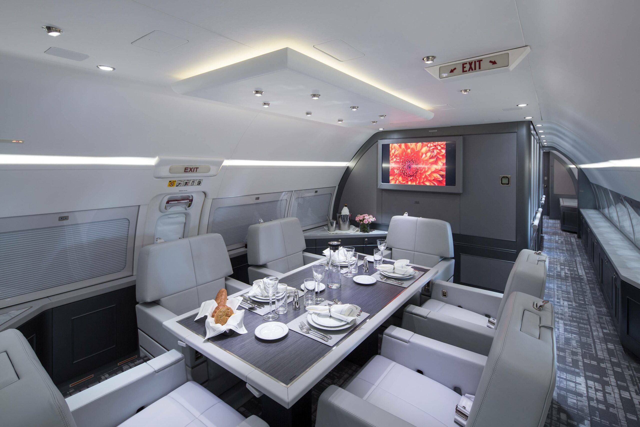 Boeing BBJ-1 interior