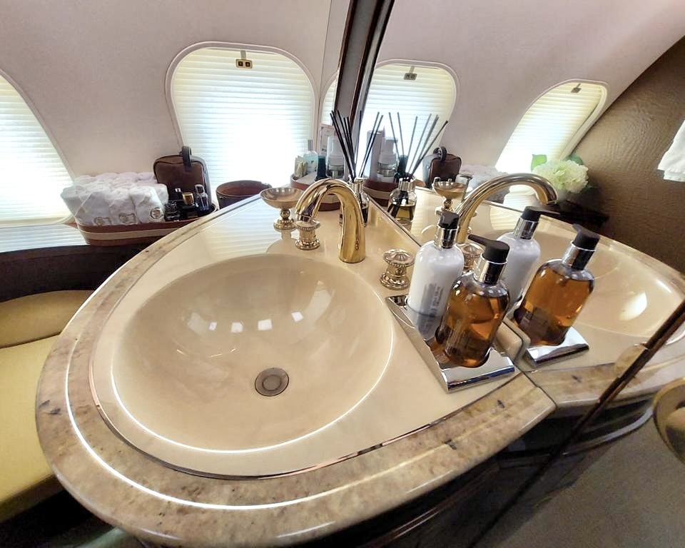 Private Jet Bathroom Lavatory